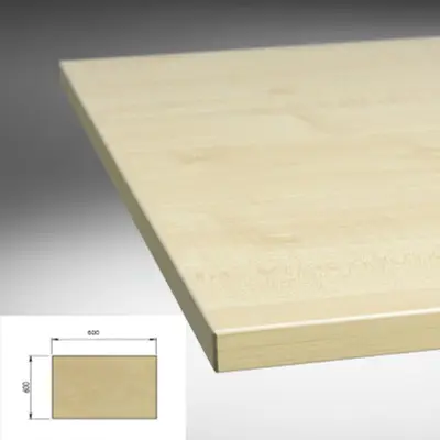 Tilläggsskiva 60x60 björk