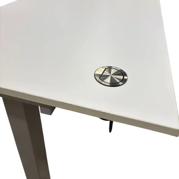 Elskrivbord Linak GråVit 140×65 (3)