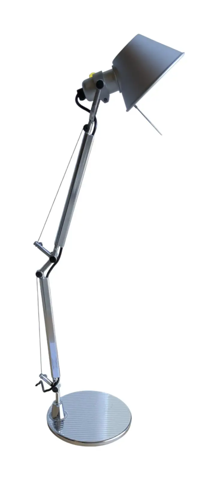 Skrivbordslampa Artemide Tolomeo GråKrom