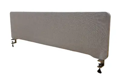 Bordsskärm Lintex Edge Grå 140×40