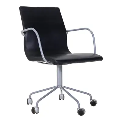 Konferensstol Lammhults Atlas Skinn Svart