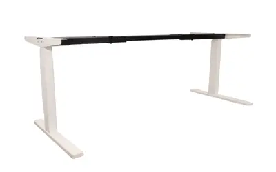 Elskrivbord Linak L-Fot Vit 170-240×70-80 (2)