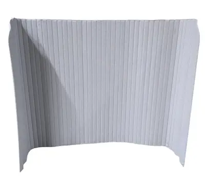 Golvskärm Zilenzio Focus Floor Ljusgrå 270×150 (4)