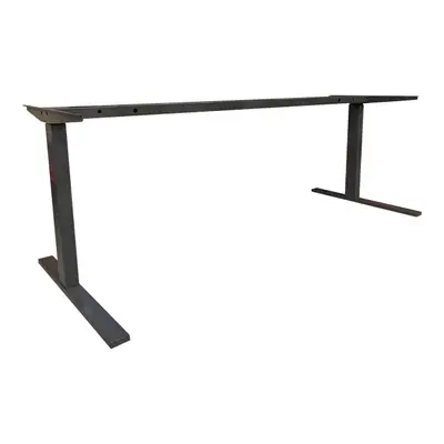 Elskrivbord Ragnars Mörkgrå L-fot 200×80