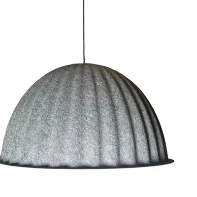 Taklampa Muuto Under the Bell Pendant Ø82 Grå