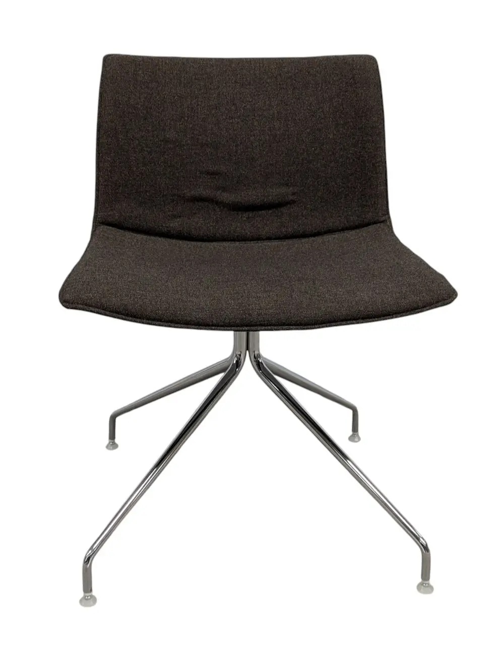 Stol Arper Catifa BrunKrom (2)