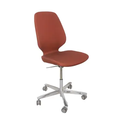 Konferensstol Kinnarps Monroe Röd/Brun