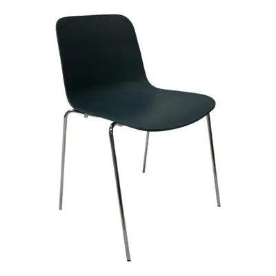 Stol Lammhults Grade Mörkblå/Krom