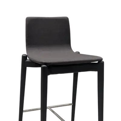 Barstol Pedrali Malmö 246 MörkgråSvart (2)
