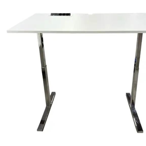 Elskrivbord Linak VitKrom 140×80 (6)