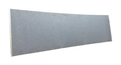 Bordsskärm Krökt LjusblåGrå 183×50 (2)