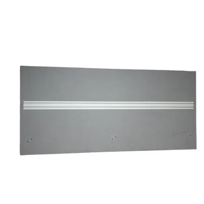 Bordsskärm Zilenzio Grå 160x75