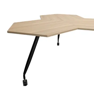 Mötesbord Kinnarps Trixagon EkSvart 160×161,5cm
