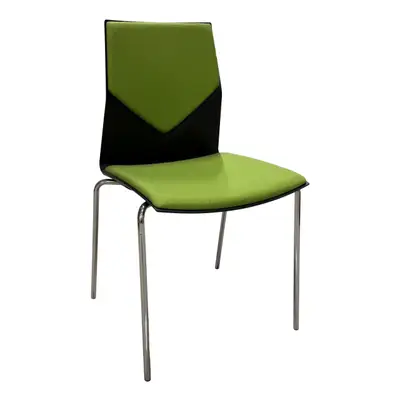 Stol Four Design FourCast2 Four SvartGrönKrom (4)