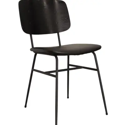 Stol Rowico Brent SvartKonstskinn (2)