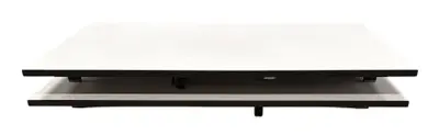 Utbildningsbord RBM Standard 4680 VitSvartKrom 120×60 (3)