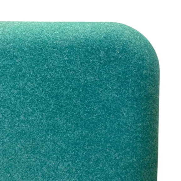 Bordsskärm Abstracta Softline Turkos 160×55