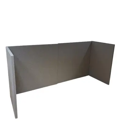 Golvskärm Bås Grå 240×86 (2)