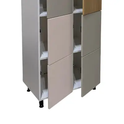 Förvaring Martela The Wall med Flexlock GråRosaEk (7)