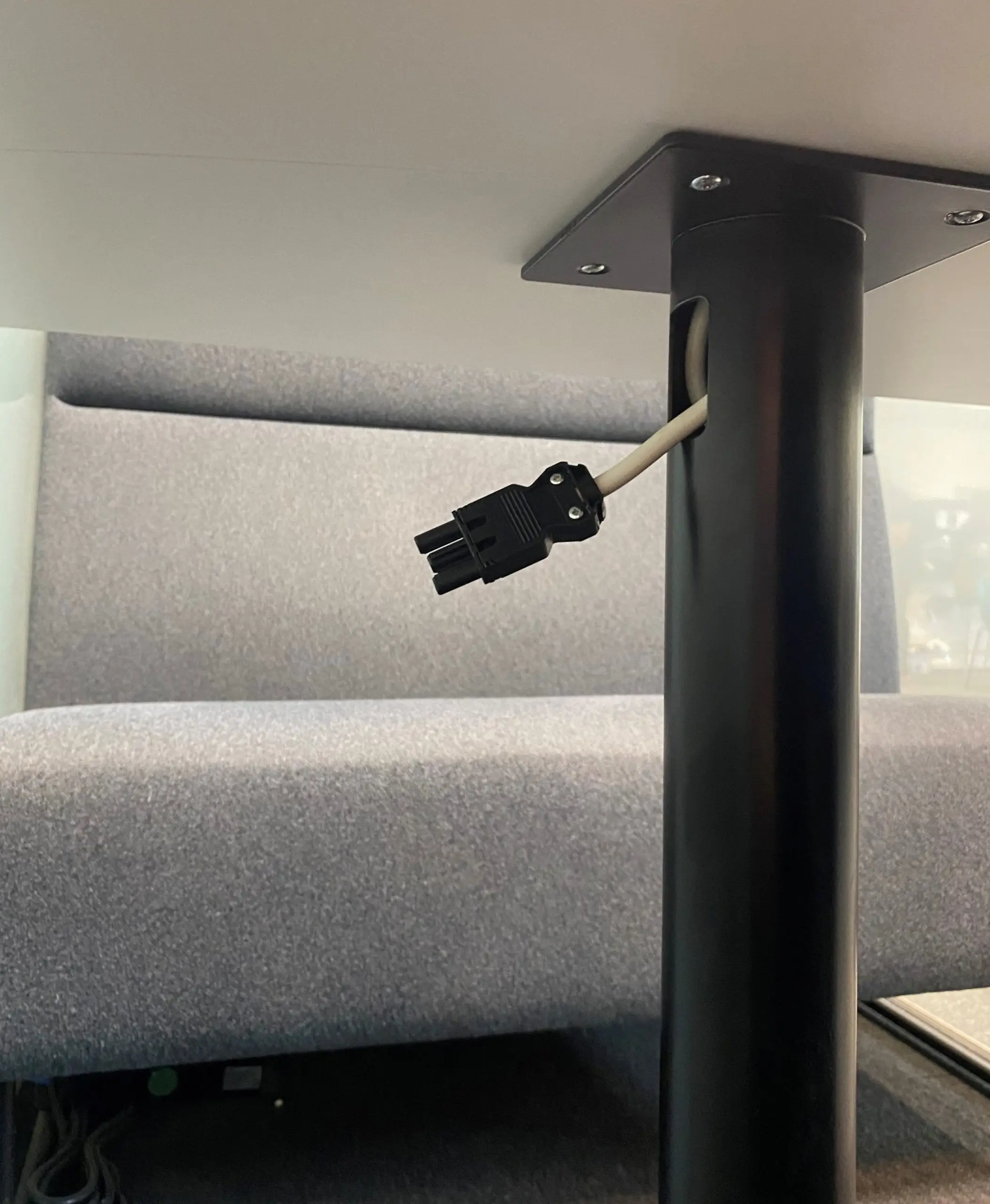 Telefonbås Pod Silen Space 2 VitSvartGrå (6)