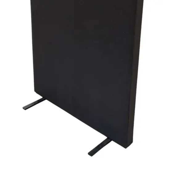 Golvskärm BrunSvart 80×142