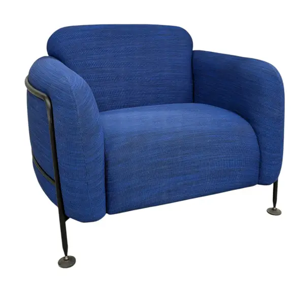 Fåtölj Mass Productions Mega Armchair Blå (1)
