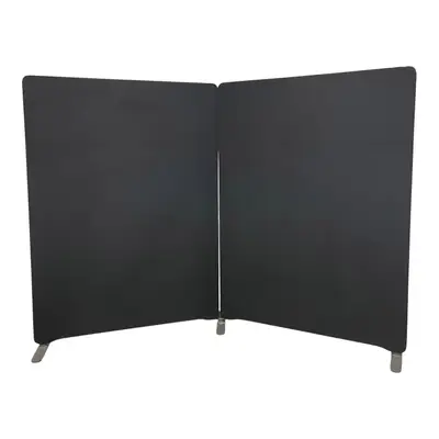 Golvskärm Lintex Edge Svart 240×165