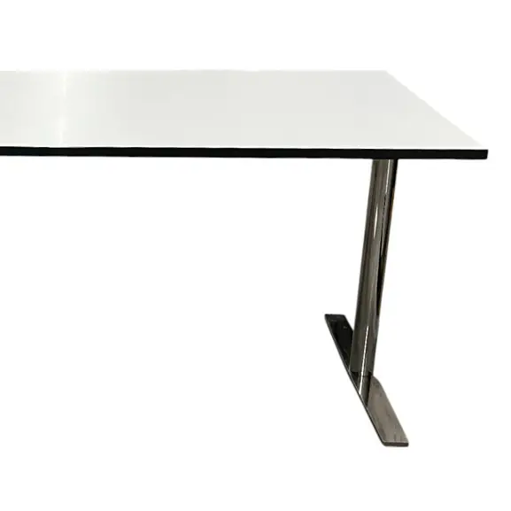 Bord EKV Ceasar T VitSvartKrom 180×70 (1)