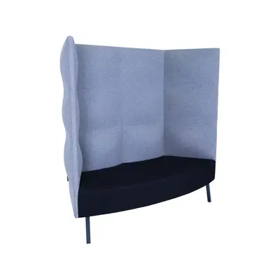 Soffa Sedes Regia Cumulus Svart/Grå