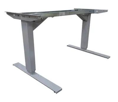 Elskrivbord Swedstyle GråKrom 120-180×70-80