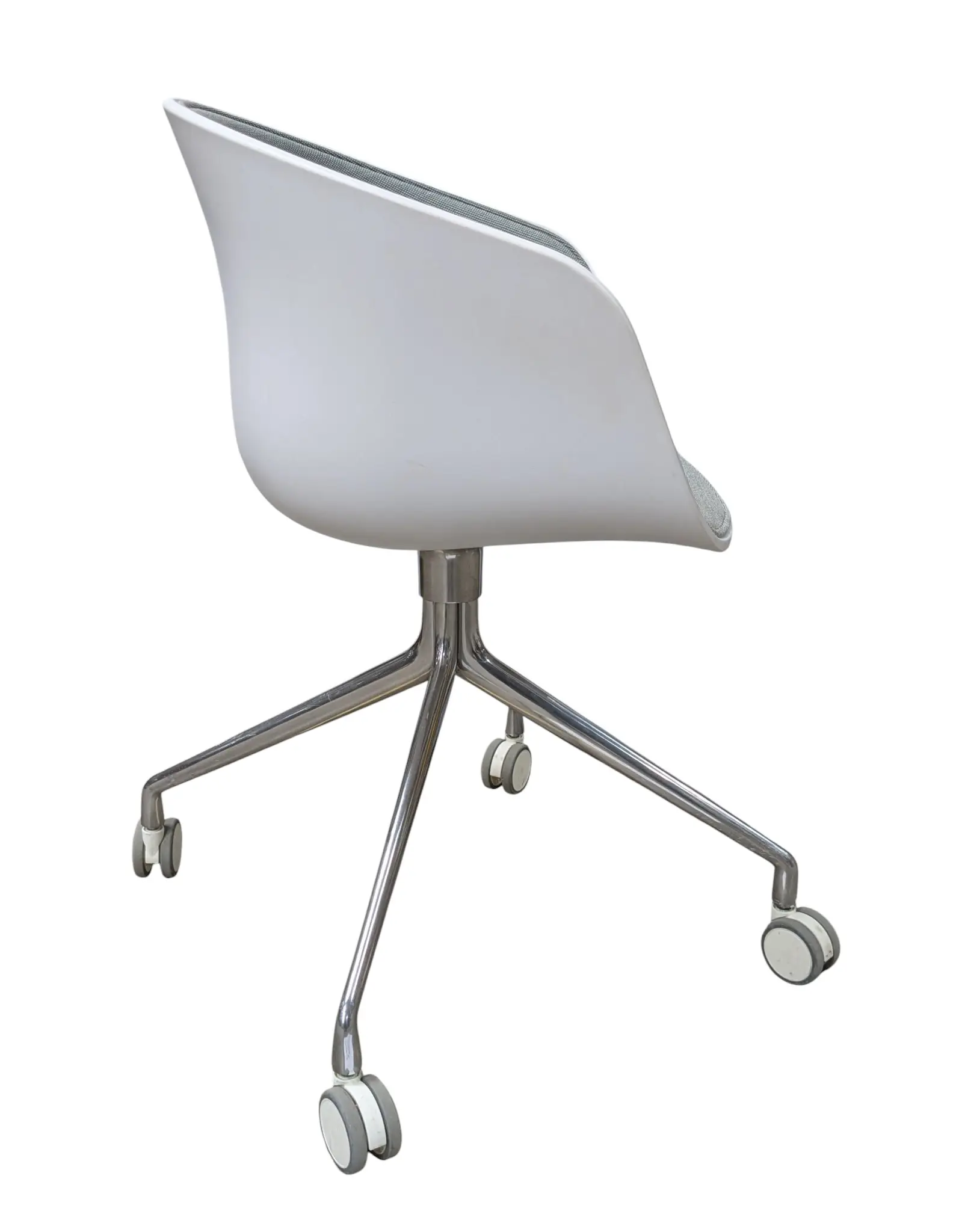 Konferensstol AAC24 Front Upholstery GrönBlåVitKrom (4)