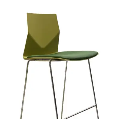 Barstol Four Design FourCast LjusgrönGrönKrom (2)