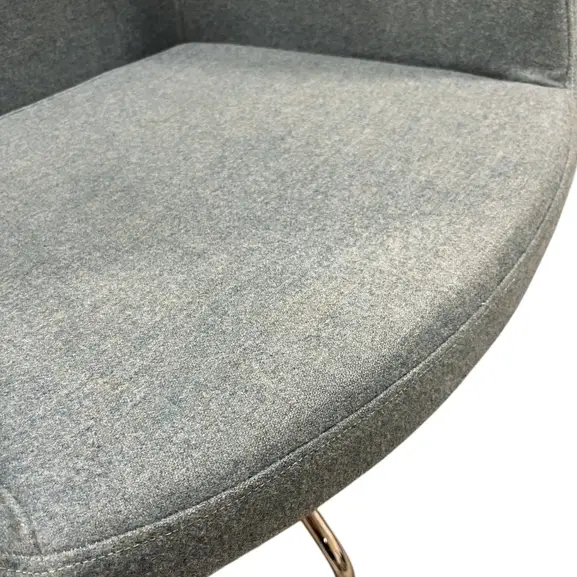 Konferensstol Swedese Happy LjusblåKrom (3)