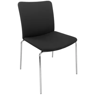 Stol Swedese Stella Svart/Krom