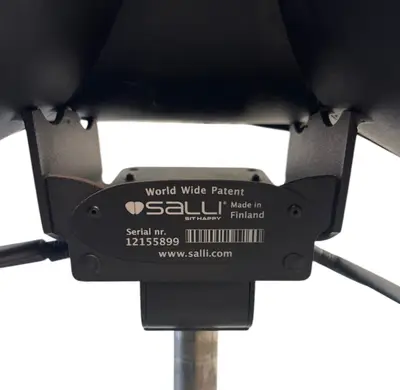 Sadelstol Salli Classic SvartKrom (1)