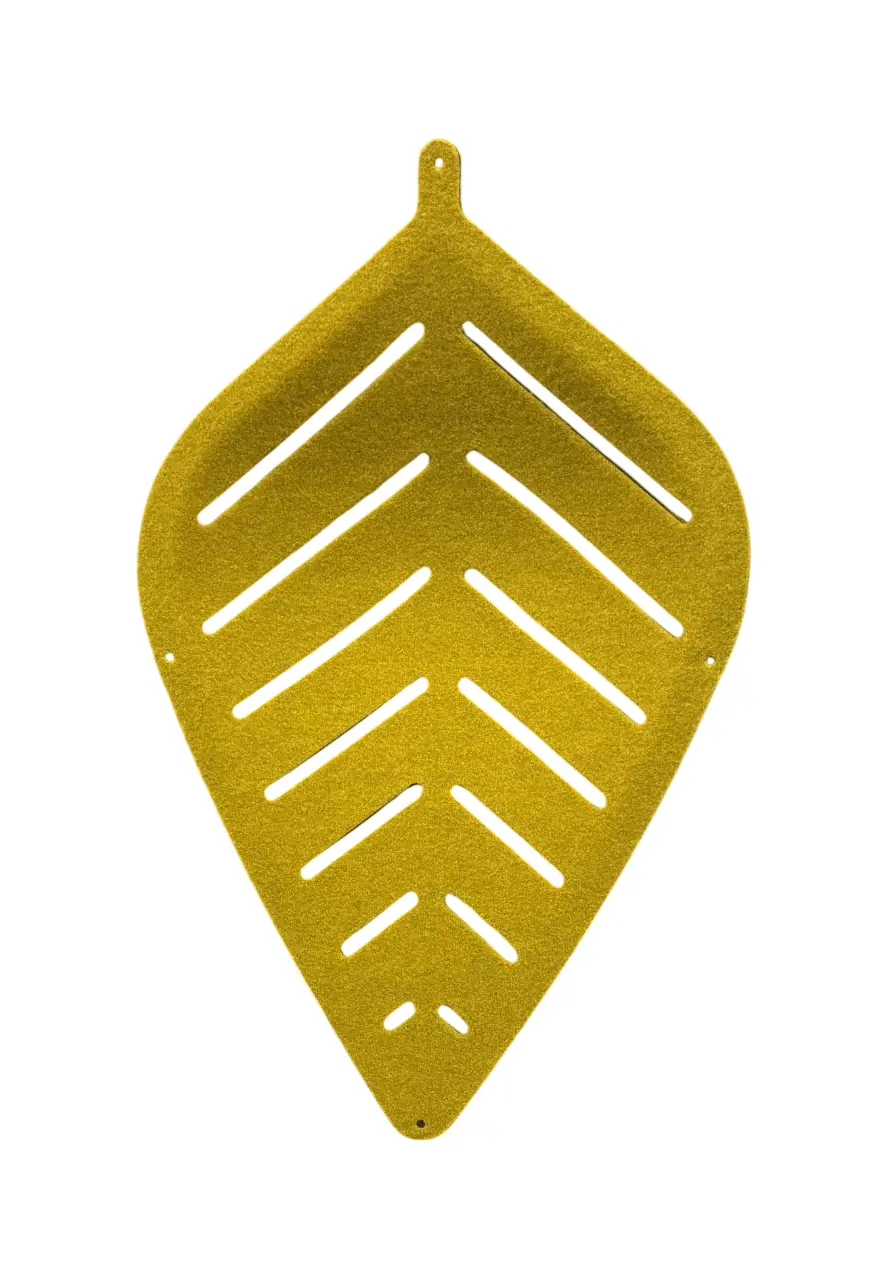 Ljudabsorbent Abstracta Airleaf Gul (2)