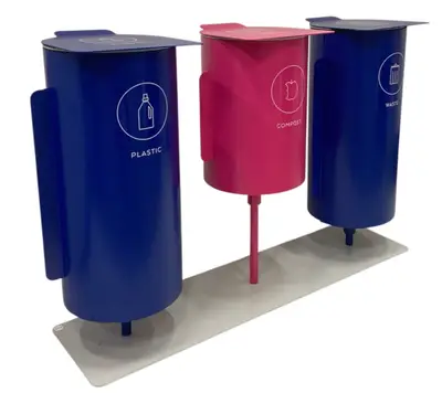 Källsortering Trece Birdie BlåRosa