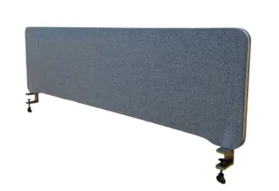 Bordsskärm Lintex Edge Ljusblå 140×40 (2)