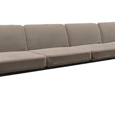 Soffa Pedrali Social DSO_4L BrunSvart