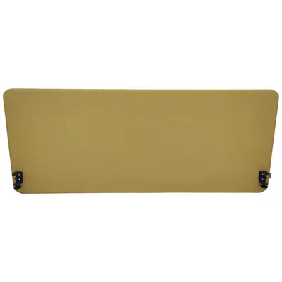 Bordsskärm Abstracta Softline Gul/Svart 160x65