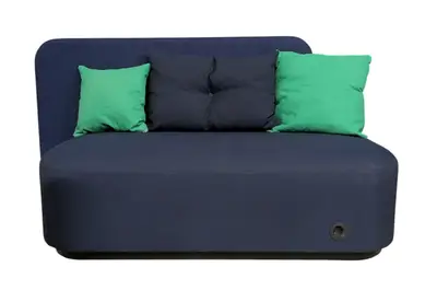 Sittbänk Martela PodLounge Låg MörkblåGrön (1)