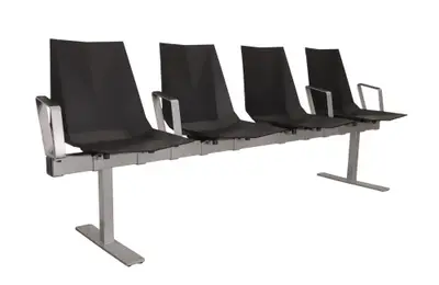 Sittbänk Materia Mayflower SvartSilver