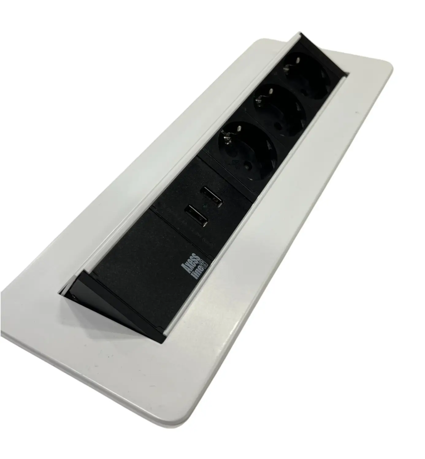 Elskrivbord Linak VitKrom 140×80 (3)