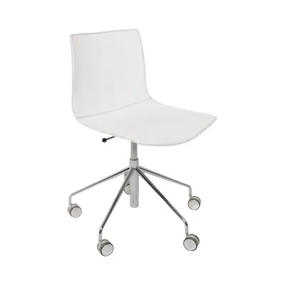 Konferensstol Arper Catifa 46 Vit Läder