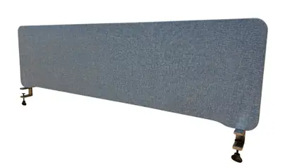 Bordsskärm Lintex Edge Ljusblå 140×40