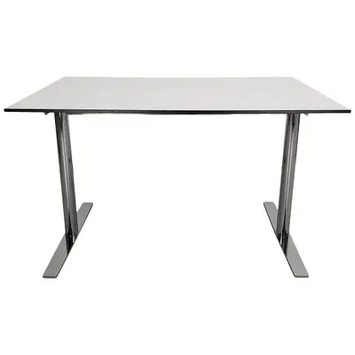 RPG 043121-251969 Bord EKV Ceasar T VitSvartKrom 120x70cm