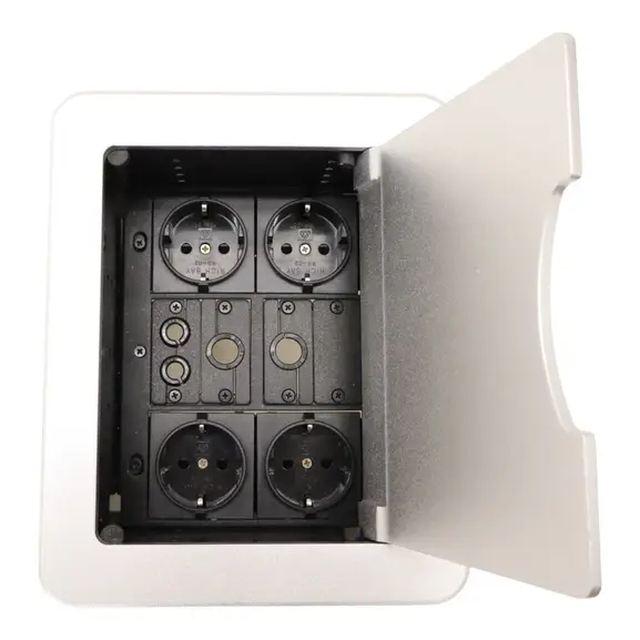 Elskrivbord Duba B8 VitGrå 100-80×140 (5)