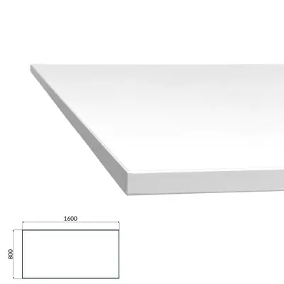 Bordsskiva Vit 160x80