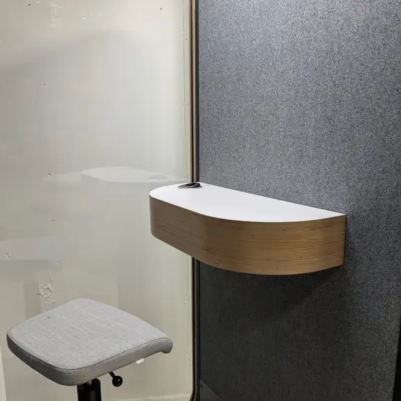 Telefonbås Pod Framery O VitMörkgrå (5)