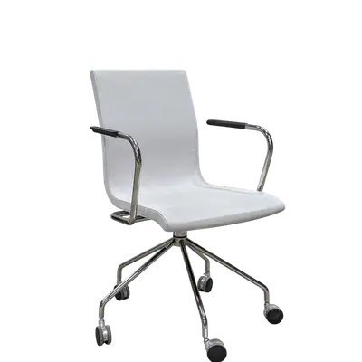 Konferensstol Skandiform Flex F-228 LjusgråKrom